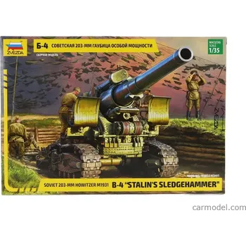Plastikový model Zvezda Howitzer 203-mm B-4 Stalin's Sledgehammer Military 1:35 /