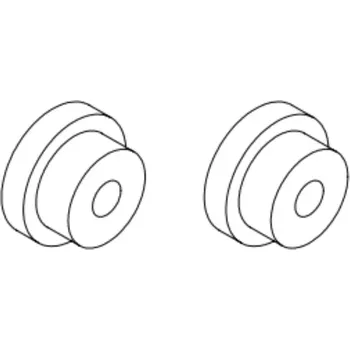 RC náhradní díl Turbo Racing Uložení pro osy převodových kol C75 2ks