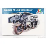 Italeri Zundapp Ks750 With Sidecar Military 1941 1:9 /