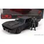 Jada Batman Batmobile With Figure 2022 - The Batman Movie 1:24 Matt Black