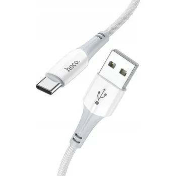 Datový kabel Kabel Hoco USB - USB typ C 1 m bílý