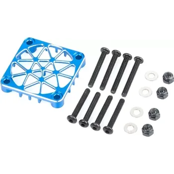 RC náhradní díl LRP Electronic WorksTeam Hliníková mřížka pro 30mm ventilátory - modrá