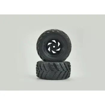 RC náhradní díl GM RACING Kompletní gumy Truggy/Truck, 2 ks.