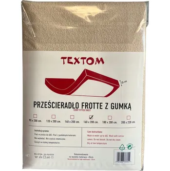 Prostěradlo Prostěradlo s Gumou Froté 140x200 BÉŽOVÉ Extra Silné - Antialergické