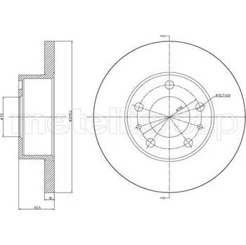 Brzdový kotouč Brzdový kotouč CIFAM (800-339)