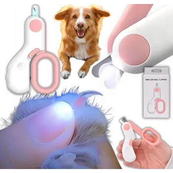 Kosmetika pro psa PROFESIONÁLNÍ STŘÍHACÍ KLEŠTĚ NA DRÁPKY PRO PSY A KOČKY S LED OSVĚTLENÍM - VÝJIMEČNÁ KVALITA