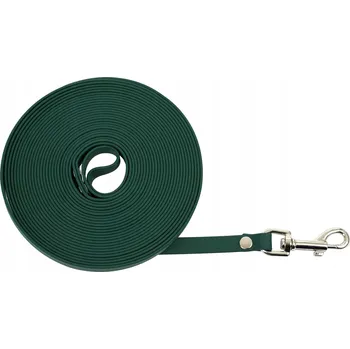 Vodítko pro psa Treningové vodítko Biothane Americký 16mm/10m tmavě zelené