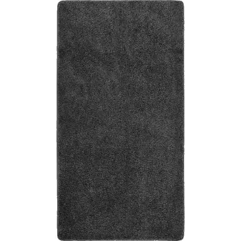 Koberec vidaXL Koberec s dlouhým vlasem tmavě šedý 80 x 150 cm protiskluzový