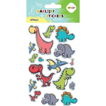 samolepka Samolepky EFFECT - Dětské Dino Happy Color