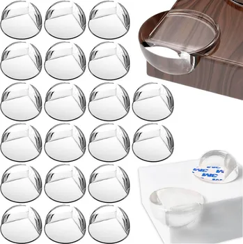 Dětský bezpečnostní prvek SILIKONOVÉ CHRÁNIČE ROHŮ NÁBYTKU STOLU HRAN ROHŮ