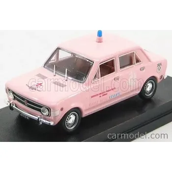 autíčko Rio-models Fiat 128 4 Door - 4 Porte Croce Rosa Celeste Servizio Medico Pediatrico 1971 1:43 Pink