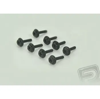 RC náhradní díl GM RACING Šrouby kol 2,6x12mm 8 ks.