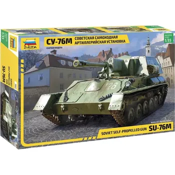 Plastikový model Zvezda Su-76 (1:35)