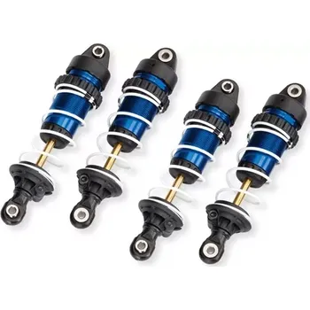 RC náhradní díl Traxxas tlumič GTR dlouhý modrý (sestavený s pružinami)