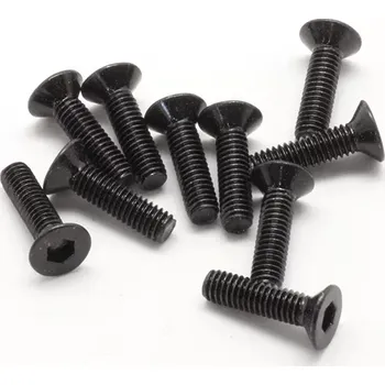 RC náhradní díl SWORKz ocelový Inbusový šroub s zápustnou hlavou, M2,6x10mm, 10 ks.