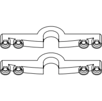 RC náhradní díl Turbo Racing Náhradní přední světla karoserie C75 2ks