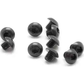 RC náhradní díl SWORKz ocelový Inbusový šroub s čočkovitou hlavou M3x3mm, 10 ks.