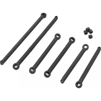 RC náhradní díl HOBBYTECH CRX18 - plastové spojovačky šasi, 2+2+2 ks.