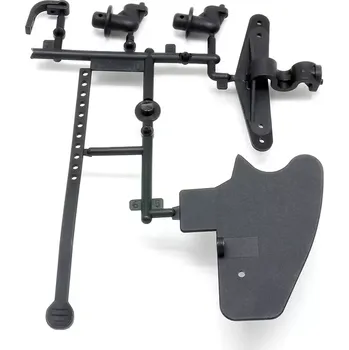 RC náhradní díl SWORKz plastové držáky karoserie a otvírák palivové nádrže S350T, 1 sada