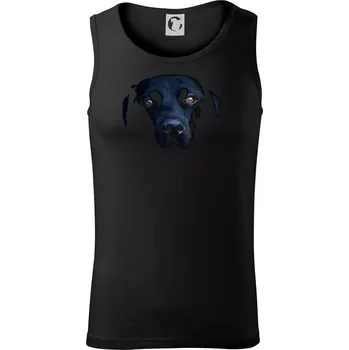 Černý Labrador fotka - Tílko pánské Core - XL ( Černá )