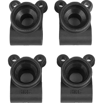 RC náhradní díl Associated B7 FT plastové zadní náboje kol, uhlík, 2 ks.