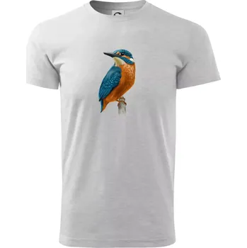 Lednáček kreslený - Triko extra velké (5-8XL) - 6XL ( Světlešedý Melír )