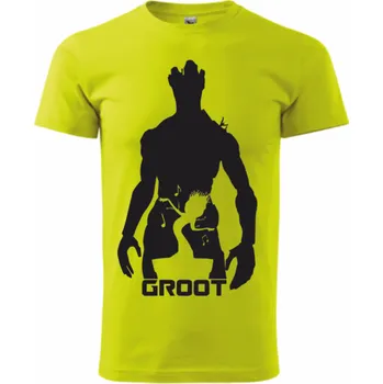 Pánské tričko ON-DESIGN Tričko pánské/dětské s GROOTEM Velikost: 110 cm/4 roky, Barva: limetková