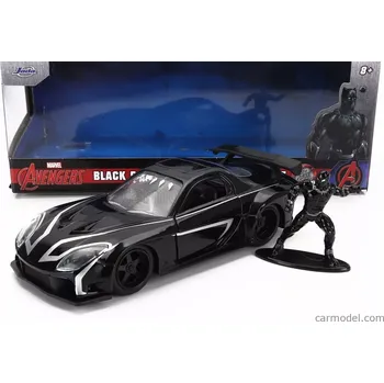 Dětské zboží Jada Mazda Rx-7 With Black Panther Figure 1995 1:32 Black