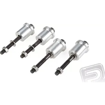 RC náhradní díl Sloupky motorového lože pro DLA 128 motor(4ks)