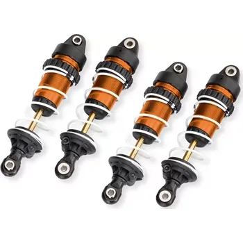 RC náhradní díl Traxxas tlumič GTR dlouhý oranžový (sestavený s pružinami)
