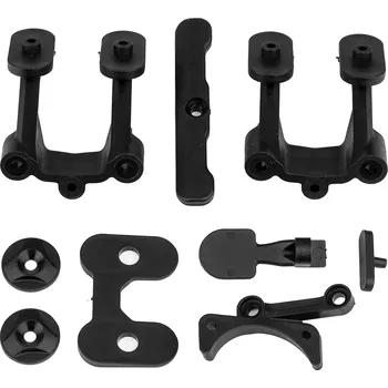 RC náhradní díl Associated B74.2 zadní plastový držák křídla, držák karoserie, narazníku a větráku, sada