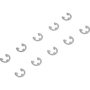 RC náhradní díl Axial segrovky (E-klipy) E4mm (10)