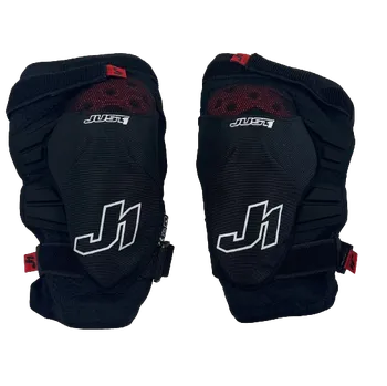 Motocyklový chránič kolene a holeně Chrániče kolen JUST1 STRATOS černé Velikost: S