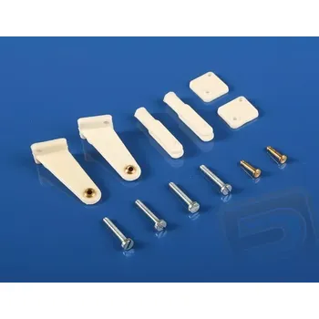 RC náhradní díl MP Jet 2233W Páka malá s ložiskem Dlouhá Bílá 2ks