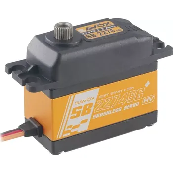 RC náhradní díl SAVOX SB-2274G+ BRUSHLESS HiVOLT Digitální servo (25kg-0,08s/60°)