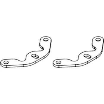 RC náhradní díl Turbo Racing Středový díl řízení C75 2ks