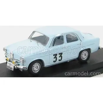 autíčko Rio-models Alfa romeo Giulietta 1958 Rally Tour De France N 33 1:43 Světle Modrá