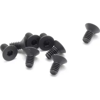 RC náhradní díl SWORKz ocelový Inbusový šroub s zápustnou hlavou, M2x4mm, 10 ks.