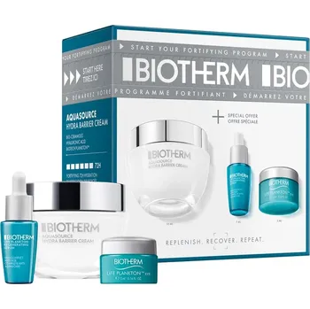 Pleťový krém Biotherm Dárková sada Aquasource Hydra Barrier Routine Set + 2 měsíce na vrácení zboží