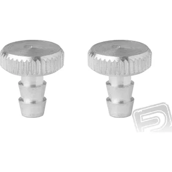 RC model Kavan Hliníková uzávěrka palivové hadičky, 2 ks.