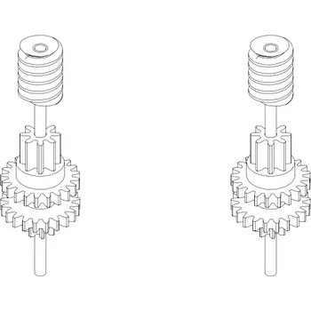 RC náhradní díl Turbo Racing Výstupní osa převodovky C50 2 ks