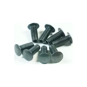 RC náhradní díl SWORKz ocelový Inbusový šroub s čočkovitou hlavou M4x10mm Spezial, 8 ks.