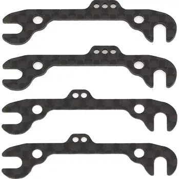 RC náhradní díl Associated RC12R6 Factory Team uhlikové přední podložky