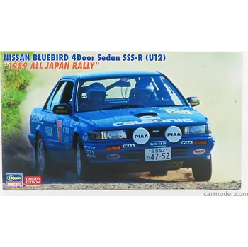 Plastikový model Hasegawa Nissan Datsun Bluebird Sedan Sss-r (u12) Team Calsonic Rally Japan 1989