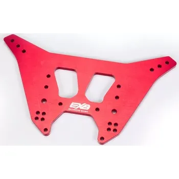 RC náhradní díl Arrma věž tlumičů zadní L CNC 7075 T6 hliník, červená