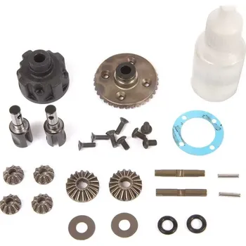 RC náhradní díl Team Losi Racing TLR přední/zadní diferenciál kompletní, kovové převody: 22X-4