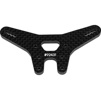 RC náhradní díl Associated B7 zadní uhlíkové parohy/držáky tlumičů