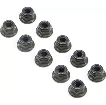 RC náhradní díl Team Losi Racing TLR matice M4 samojistná s límcem (10)