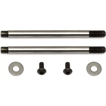 RC náhradní díl Associated FT 3x21 mm pístnice tlumičů (V2), chromové