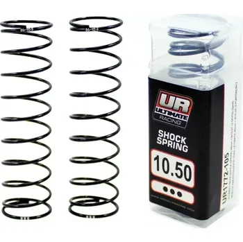 RC náhradní díl Ultimate Racing Ultimate zadní pružiny 86mm, 1.6/10.50 otáček pro 16mm olej. tlumiče, 1 ks.